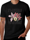 Flowers Heartbeat Garden T-Shirt