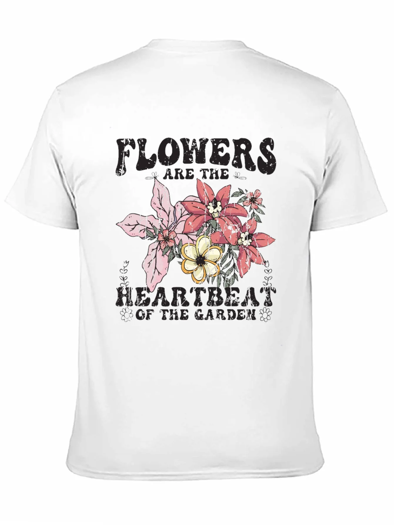 Flowers Heartbeat Garden T-Shirt